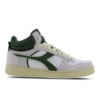 Diadora MAGIC BASKET DEMI CUT SUEDE LEATHER Women's Shoes (High-top Trainers) In White -Shoes World 501 178563 C6646