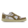 Diadora MAGIC BASKET LOW SUEDE LEATHER Women's Shoes (Trainers) In White -Shoes World 501 178565 C5798