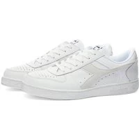 Diadora Men's Magic Basket Low Icona Leather Sneakers In White