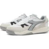 Diadora Men's Winner SL Sneakers In White/High Rise -Shoes World 501 179583 C4157