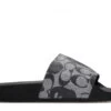 A Bathing Ape Slide Coach Black Grey -Shoes World C5012 CMB 11001677EDC