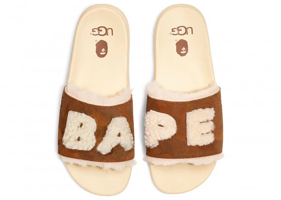 UGG Xavier A Bathing Ape Fur Logo Chestnut 3 UGG Xavier A Bathing Ape Fur Logo Chestnut